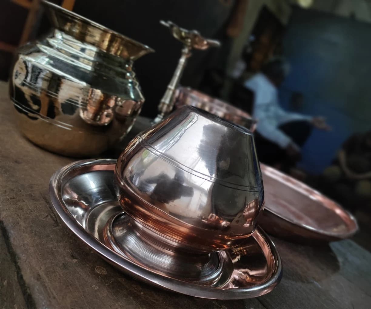 Anodised aluminium aerospace parts